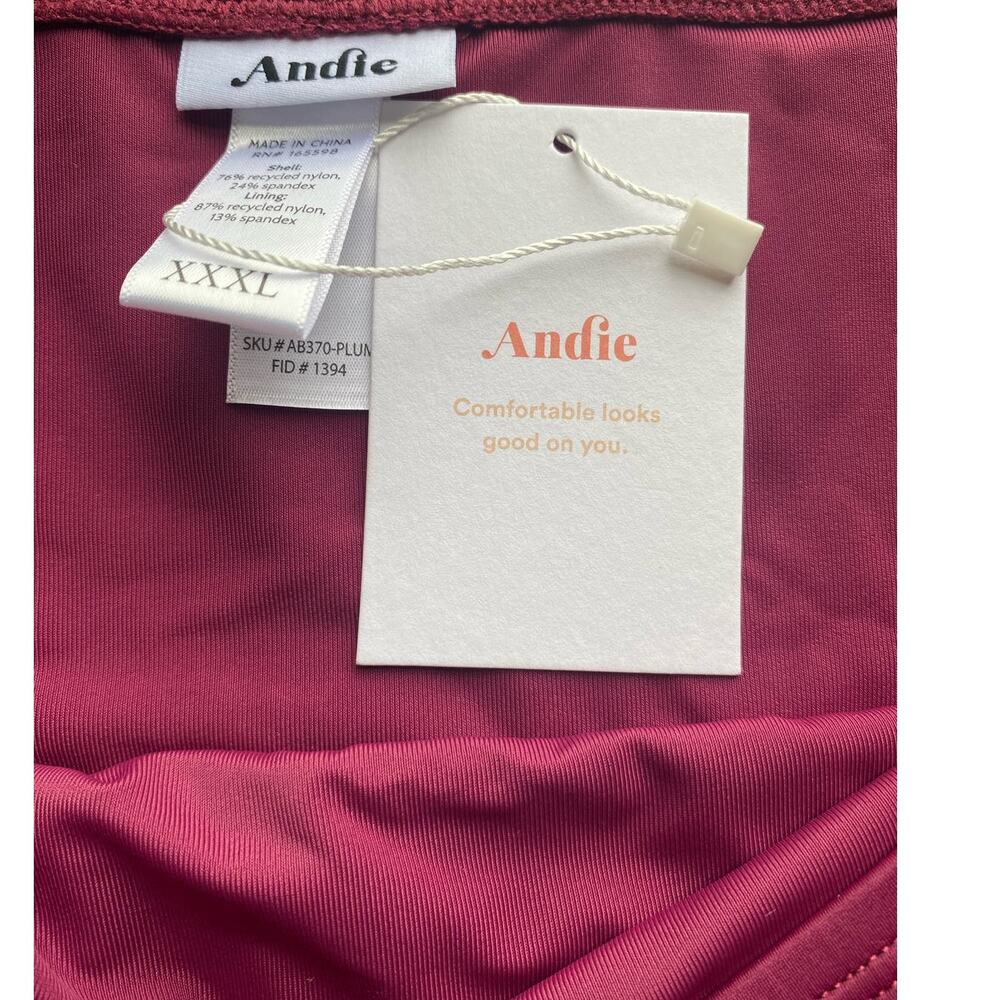 Andie SWIM The Bikini Bottom Plum XXXL NWT - Picture 4 of 6